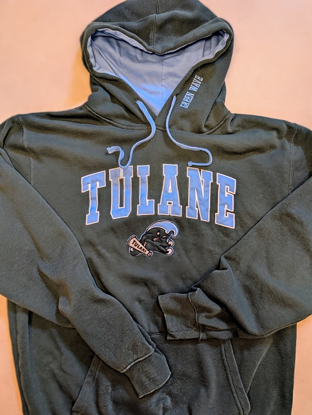Colosseum Tulane Green Wave Hoodie Men's XL Never Worn